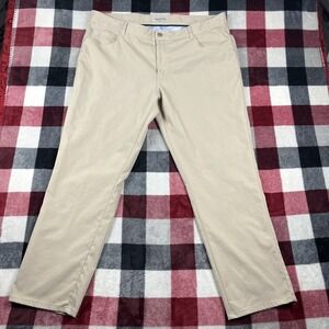 Peter Millar Pants Mens 42x30" Beige EB66 Performance 5 Pocket Golf *stains